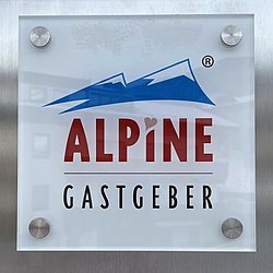 Plakete Alpine Gastgeber